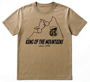 BEEMER GS TShirt GS KING OF THE MOUNTAINS